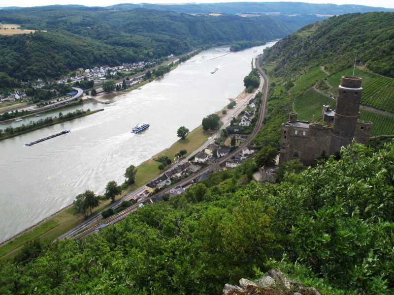 Панорама с замка Мышь