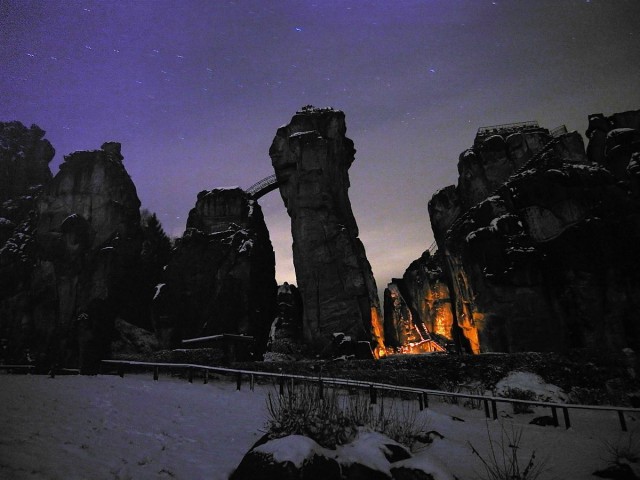 Эксерские камни - Экстернштайне (Externsteine)