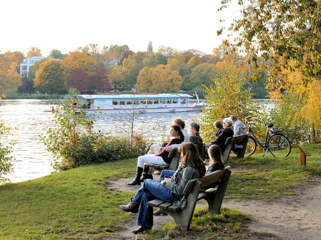 Озеро Альстер (Alstersee) 