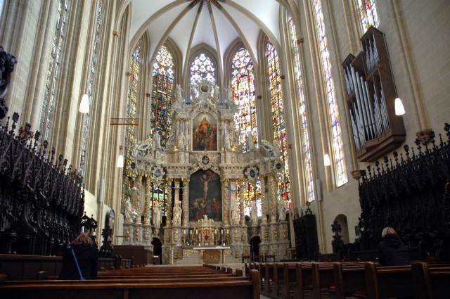Интерьер кафедрального собора (Erfurter Dom)
