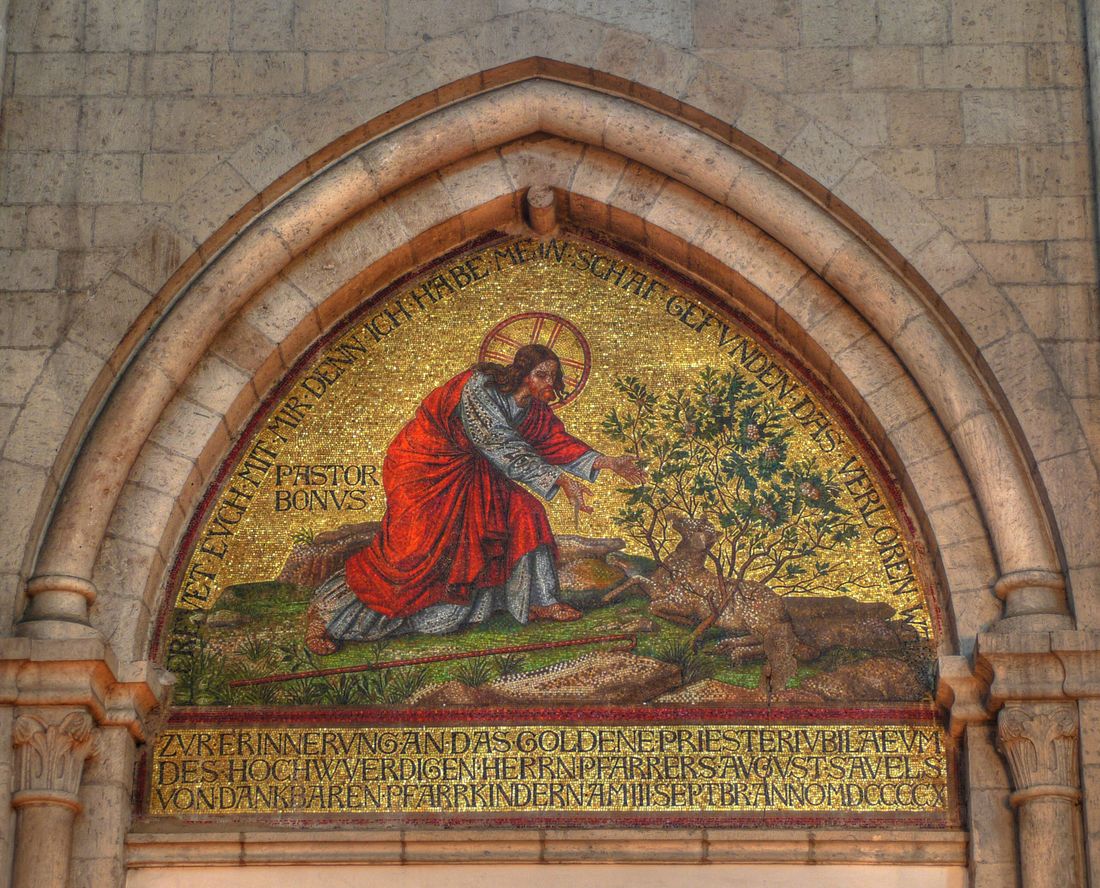 Мозаика Доброго Пастыря