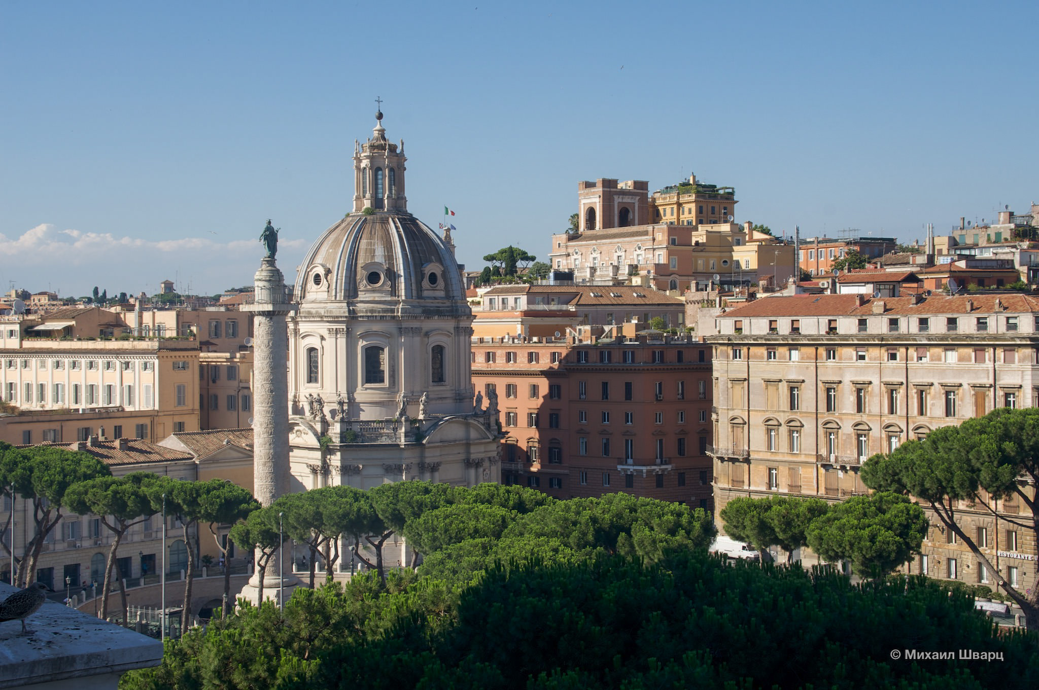 Вид на Колонну с Витториано