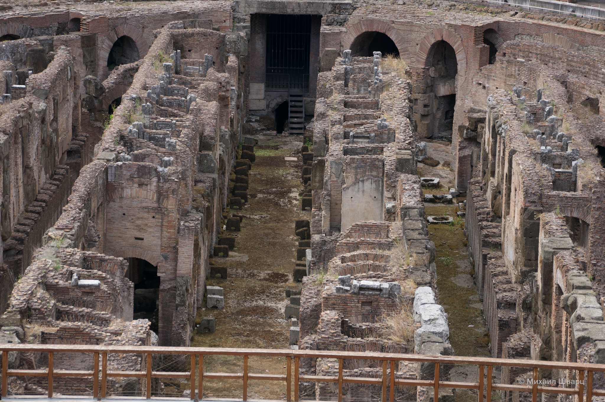 Коридоры под ареной