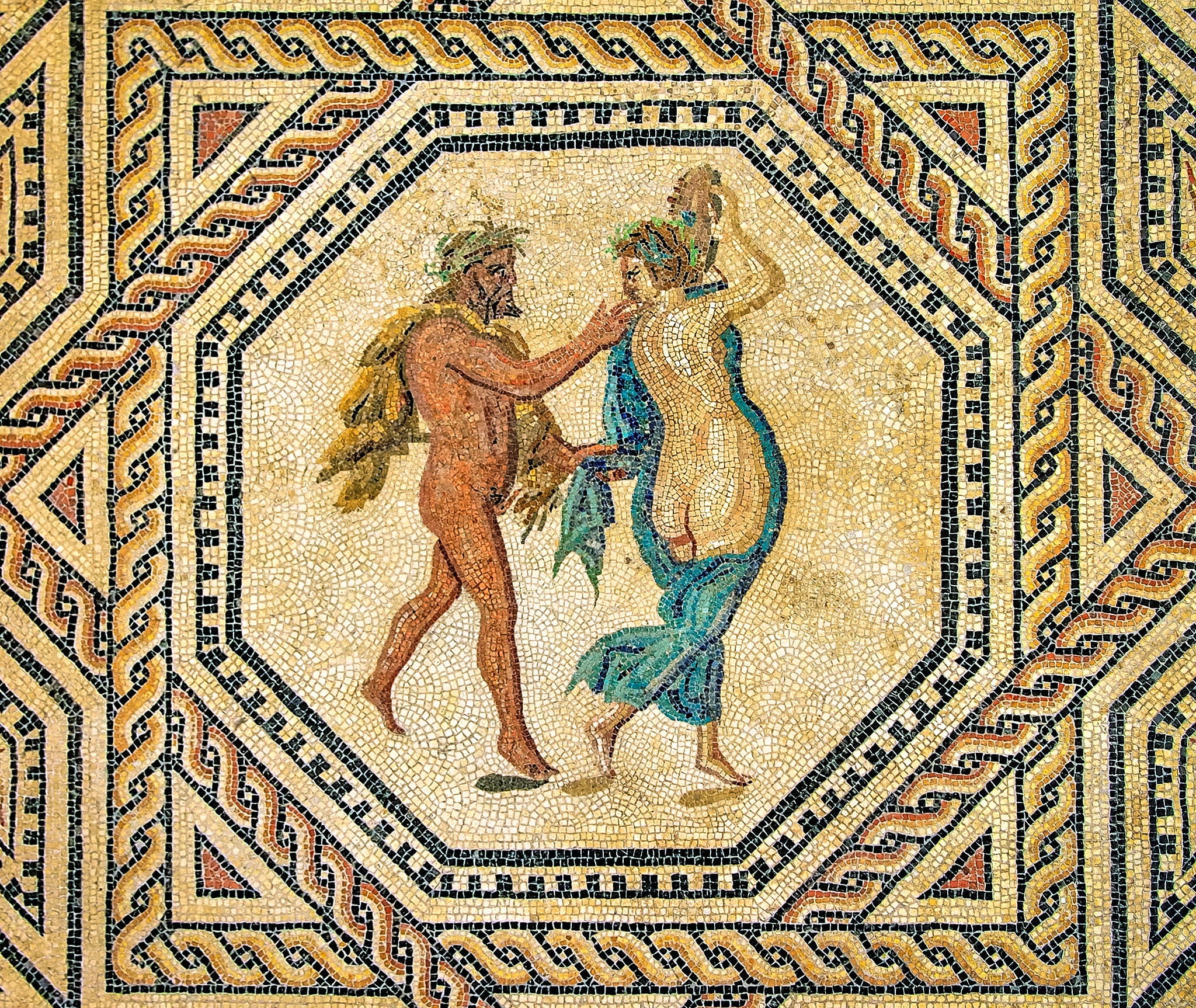 Фрагмент мозаики Диониса