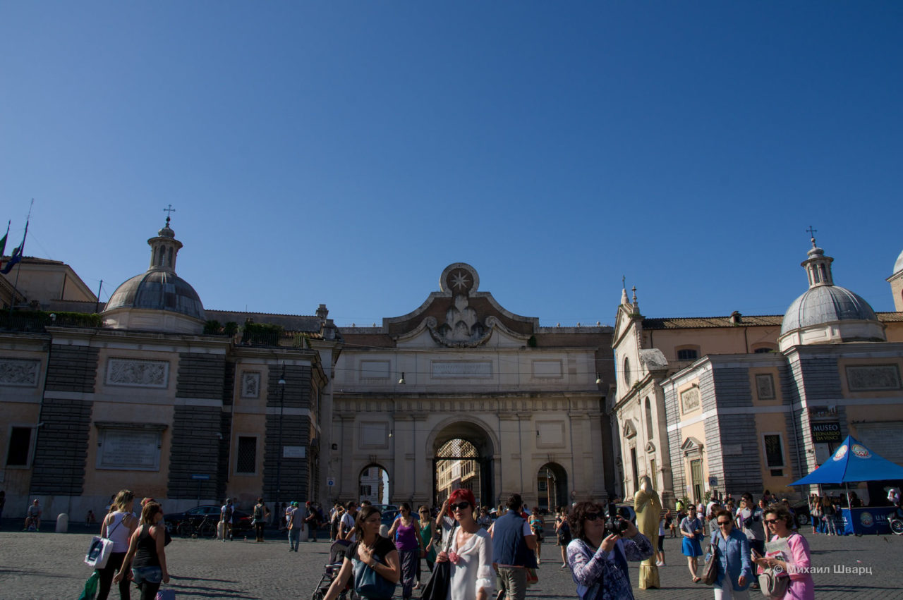 Ворота дель Пополо (Porta del Popolo)